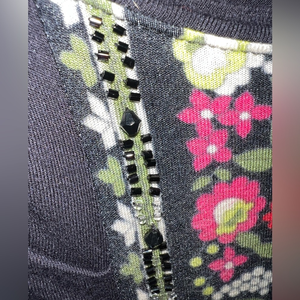 Free People Black Ruched Cap Sleeve Blouse - Picture 2 of 5